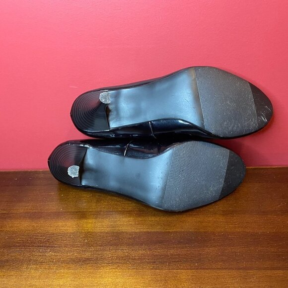 Pure Alfred Sung Women's Audrey Classic Black Pump Shoes - Size 8 - Picture 5 of 5